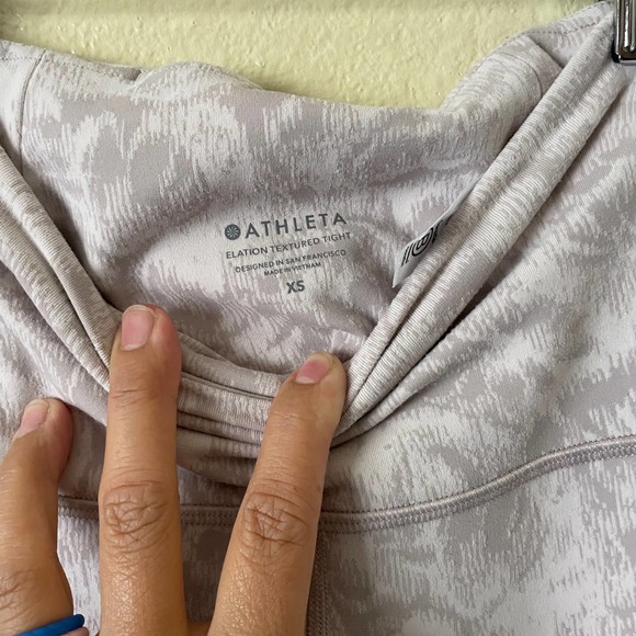 Athleta Elation texture tight frosted floral pink - Picture 3 of 6
